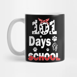 100 Days Of School Dalmatian Dog Women Girl 100 Days Smarter Mug